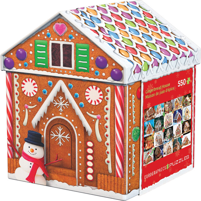 Eurographics: Puzzle Tin: Gingerbread House - 550 Piece Jigsaw - Puzzles - 1