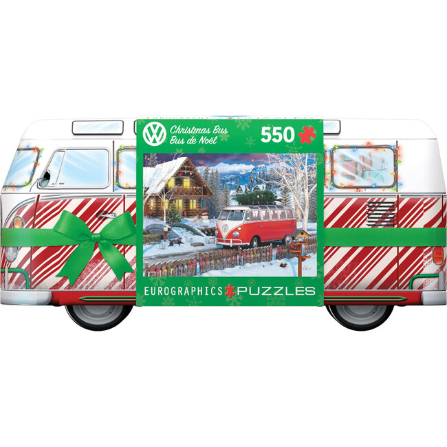 Eurographics: Puzzle Tin: VW Christmas Bus - 550 Piece Jigsaw