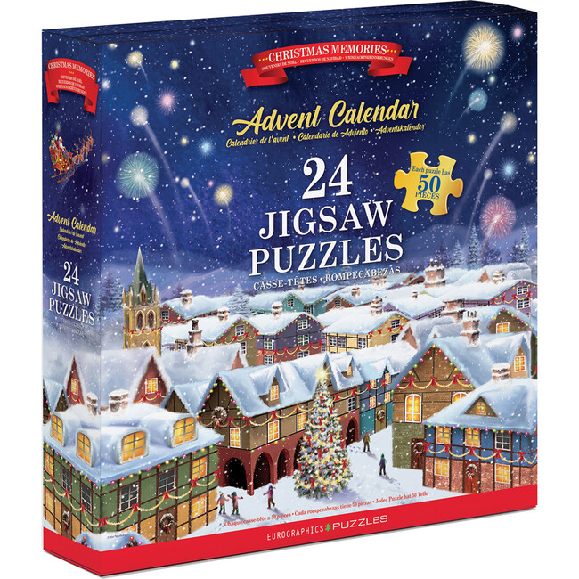 Eurographics: Puzzle Advent Calendar: Christmas Memories Individual Jigsaws