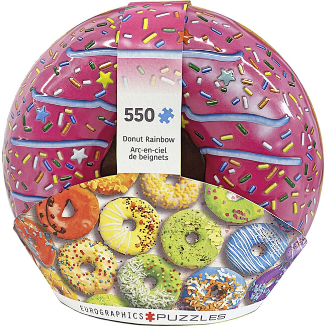 Eurographics: Puzzle Tin: Donut Rainbow - 550 Piece Jigsaw - Puzzles - 1