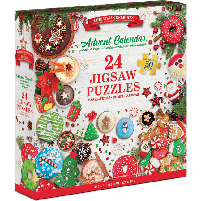 Eurographics: Puzzle Advent Calendar: Christmas Delights Individual Jigsaws