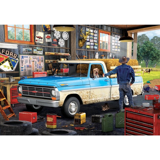 Eurographics: Puzzle Tin: Hard Days Work Ford Pick-Up - 550 Piece Jigsaw - Puzzles - 2