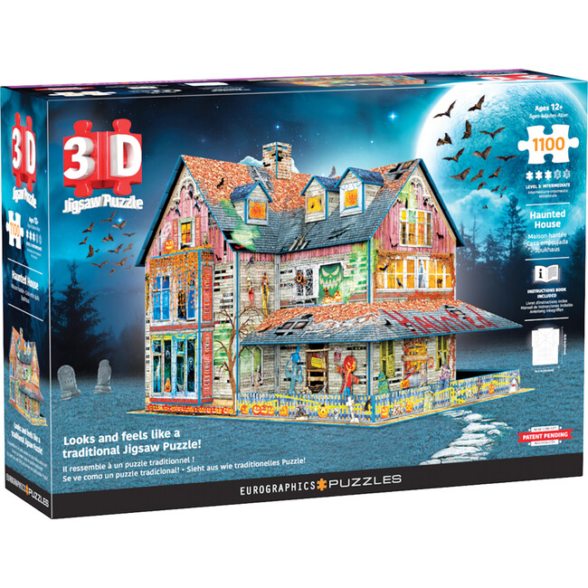 Eurographics: 3D Puzzle: Haunted House - 1100 Pieces