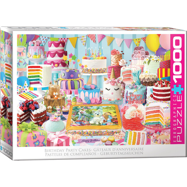 Eurographics: Birthday Cake Party - 1000 Piece Puzzle