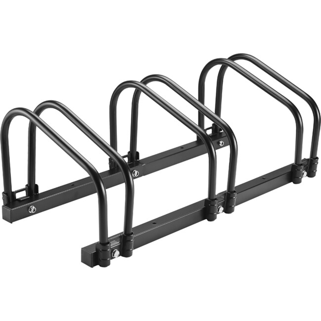 Bicycle Floor Parking Rack Stand for 3 Bicycles