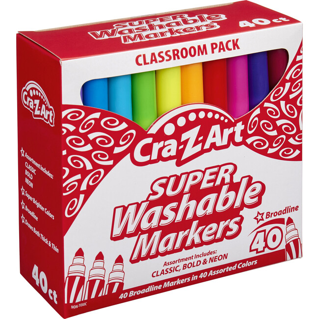 Classroom Pack: Super Washable Markers