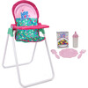 Baby Alive: Doll Highchair Set - Green, Pink, Hearts - Doll Accessories - 1 - thumbnail