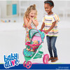 Baby Alive: Doll Jogging Stroller - Green, Pink, Hearts - Doll Accessories - 2