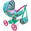 Baby Alive: Deluxe Classic Doll Pram - Green, Pink, Hearts - Doll Accessories - 1 - thumbnail