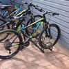 Bicycle Floor Parking Rack Stand for 4 Bicycles - Balance Boards - 3