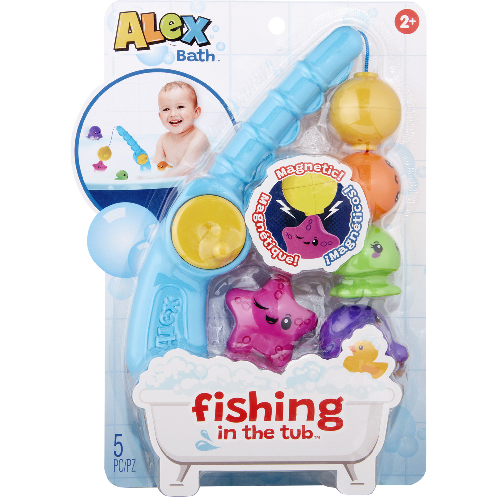 Alex: Fishing In The Tub - Catch & Release Game - Bath Toys - 1