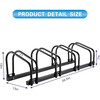Bicycle Floor Parking Rack Stand for 4 Bicycles - Balance Boards - 5