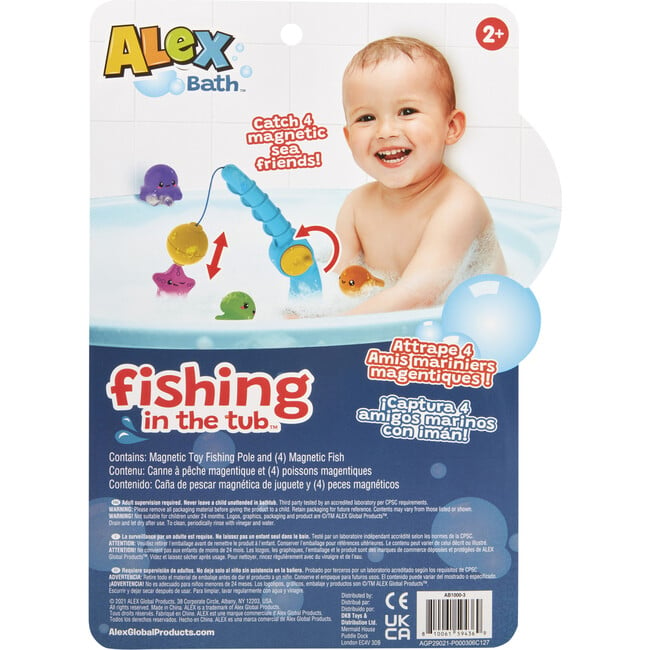 Alex: Fishing In The Tub - Catch & Release Game - Bath Toys - 3