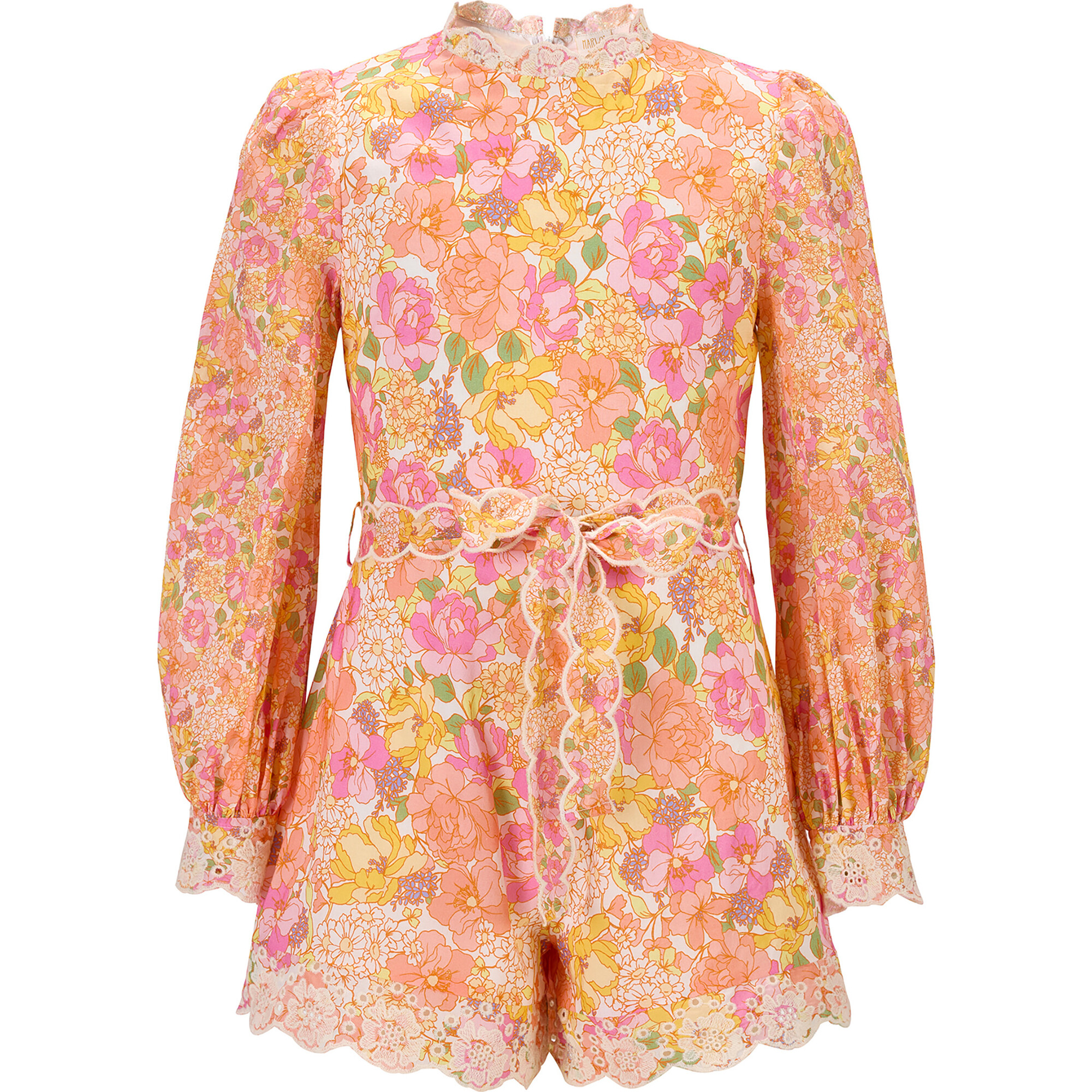 Alexa Print Romper, Floral - Rompers - 1