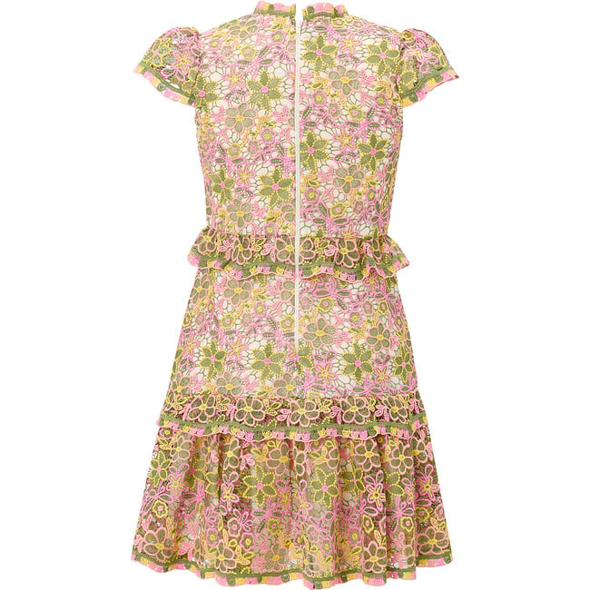 Ella Embroidered Mini Dress, Floral - Dresses - 2