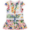 Baby's Karla Embroidered Mini Dress, Floral - Dresses - 1 - thumbnail