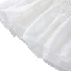 Rose Lace Mini Skirt, Ivory - Skirts - 5