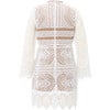 Mania Lace Long Sleeve Dress, Ivory - Dresses - 2