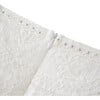 Rose Lace Mini Skirt, Ivory - Skirts - 6