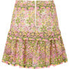 Ella Embroidered Mini Skirt, Floral - Skirts - 2