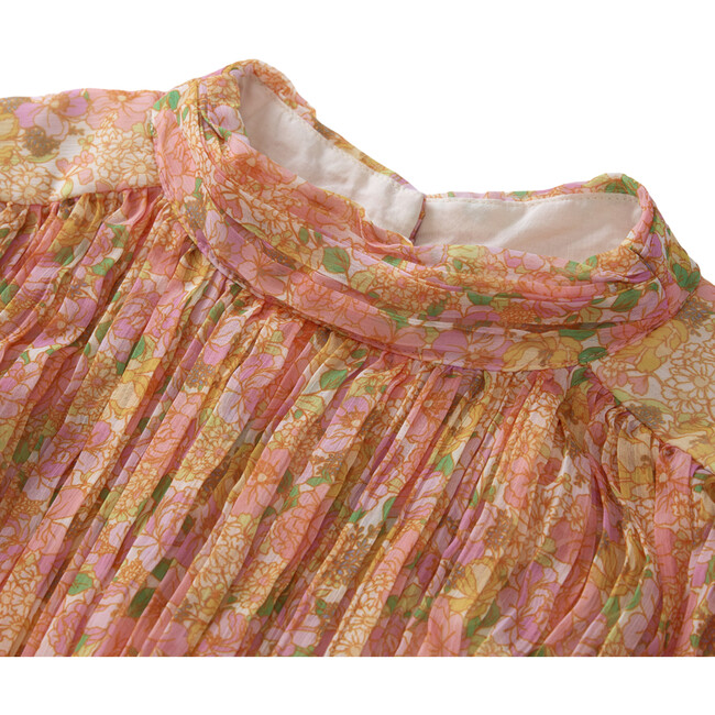 Alexa Print Balloon Sleeve Frill Dress, Floral - Dresses - 3