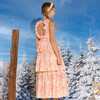 Alexa Print Tiered Frill Maxi Dress, Floral - Dresses - 9