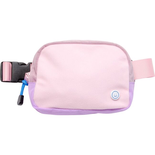 Hook & Loop Lux Belt Bag, Pink And Lavender - Bags - 2