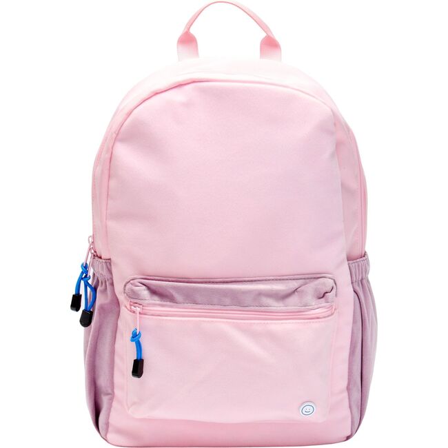 Large Hook & Loop Becco Backpack, Pink/Lavender - Backpacks - 3