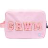Hook & Loop Toiletry Bag- Lux, Pink/Lavender - Bags - 1 - thumbnail