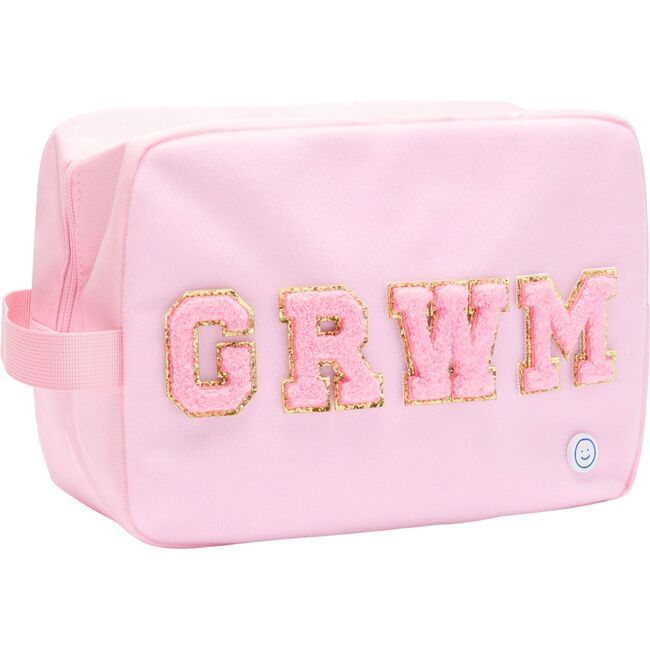 Hook & Loop Toiletry Bag- Lux, Pink/Lavender - Bags - 2