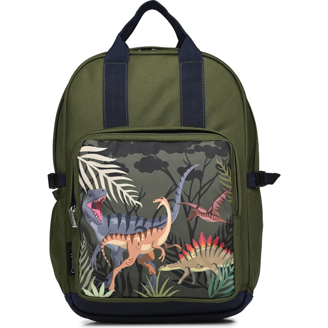 Medium Adjustable Straps School Backpack, Jurassic