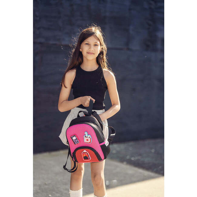 Little Starter Backpack, Scarlet Red - Backpacks - 2