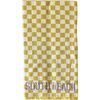 Custom Stitch Checkered Towel, Gold - Towels - 1 - thumbnail