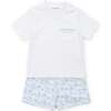 Walker Boys' Short Set, School Days Blue - Mixed Apparel Set - 1 - thumbnail