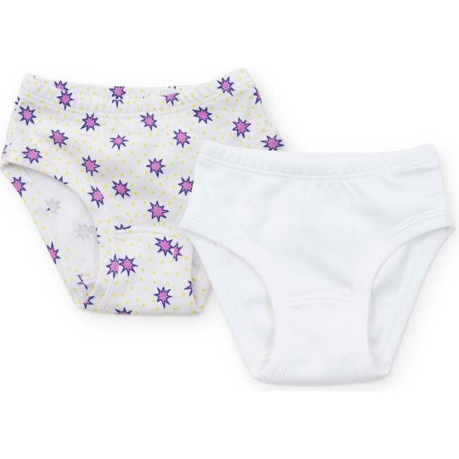 Lauren Girls' Underwear Set, Pop Stars/White