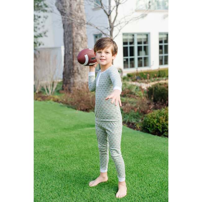 Jack Boys' Pajama Pant Set, Football - Pajamas - 3