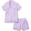 Pima Cotton Short Set, Lavender - Pajamas - 1 - thumbnail