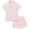 Pima Cotton Short Set, Pink - Pajamas - 1 - thumbnail