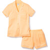 Pima Cotton Short Set, Peach - Pajamas - 1 - thumbnail