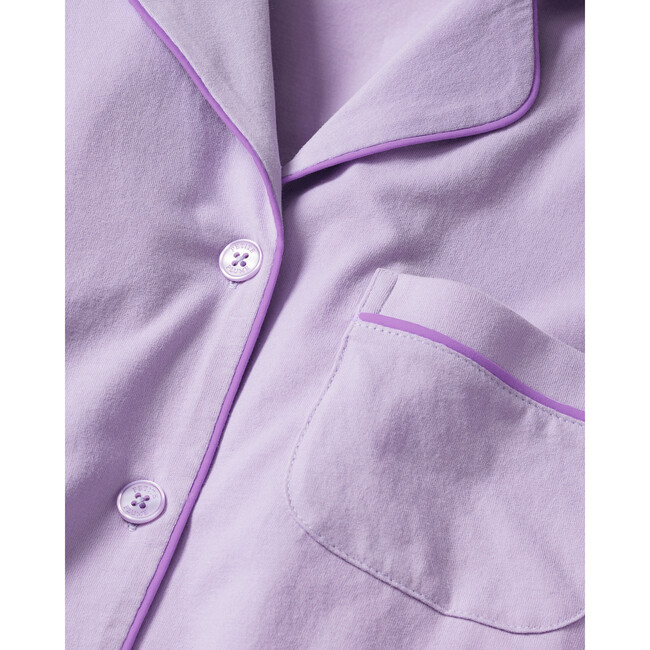 Pima Cotton Short Set, Lavender - Pajamas - 4