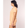 Pima Cotton Short Set, Peach - Pajamas - 3