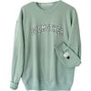 Women's Love On The Cuff Godmother Graphic Print Sweatshirt, Seafoam - Sweatshirts - 1 - thumbnail