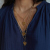 Women's Radiant Mama Heart Charm Link Chain Necklace, Gold - Necklaces - 2