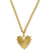 Women's Heart Of Gold Charm Belcher Chain Necklace, Gold - Necklaces - 1 - thumbnail