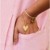 Women's Radiant Mama Heart Charm Link Chain Bracelet, Gold - Bracelets - 3