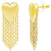 Women's Baby Party Hartys Fringe Earrings, Gold - Earrings - 1 - thumbnail