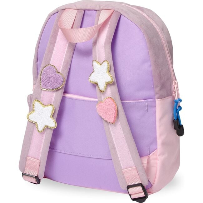 Hook & Loop Lux Kids Backpack, Pink And Lavender - Backpacks - 3