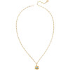 Women's Alexis Necklace, Gold & Sky - Necklaces - 1 - thumbnail