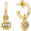 Women's Alexis Earrings, Gold & Sky - Earrings - 2