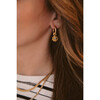 Women's Alexis Earrings, Gold & Sky - Earrings - 3